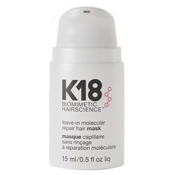   K18 MOLECULAR REPAIR LEAVE-IN MASK - Molekuláris hajszerkezet-újjáépítő pakolás sérült hajra (15ml)