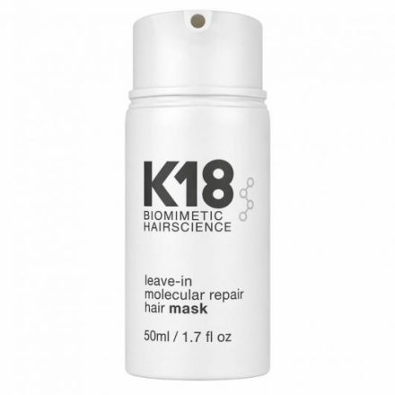 K18 MOLECULAR REPAIR LEAVE-IN MASK - Molekuláris hajszerkezet-újjáépítő pakolás sérült hajra (50ml)